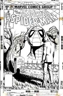 Al Milgrom, Keith Pollard | Amazing Spider-Man #196 Cover (Classic Pollard Inked By Al Milgrom 1979 Asm Cover!) | Romitaman