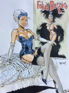 Meynet, Félix | Original drawing  - Folies bergères | Catawiki