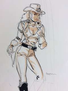 Meynet, Felix | original colour drawing  - Pin-up | Catawiki