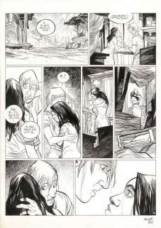 Olivier Pont | Planche originale n°68, présence de rustine en case n°2 - Guajeraï - Un putain de salopard | Daniel Maghen