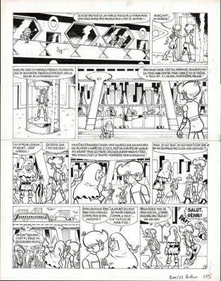 Devos, Jacques - 1 Original page - Mr. Kweeniewa en geniale Olivier - Voor al wie lijdt aan onze tijd - 1976 | Catawiki