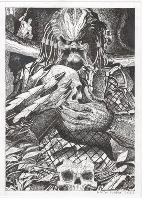 Foderà, Marco - 1 Original drawing - Predator - Predator - 2025 | Catawiki