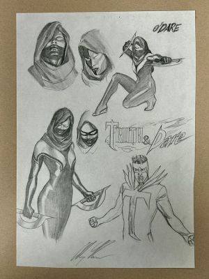 Alex Ross - Original drawing - Truth and Dare | Catawiki