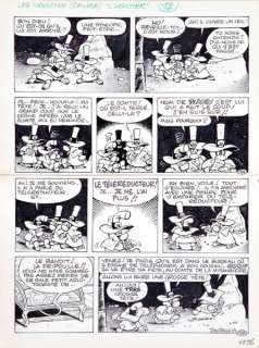 Deliège | Les Krostons, planche n°12 Ã  l’encre de Chine de… | Banque Dessinée