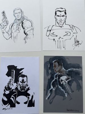 Deodato Jr. / Selpuveda / Nido / Wuerz - 4 Original drawing - The Punisher | Catawiki