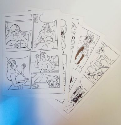 Max Capogna - 5 Original page - AlulA BeBop - Il codino biondo - 2013