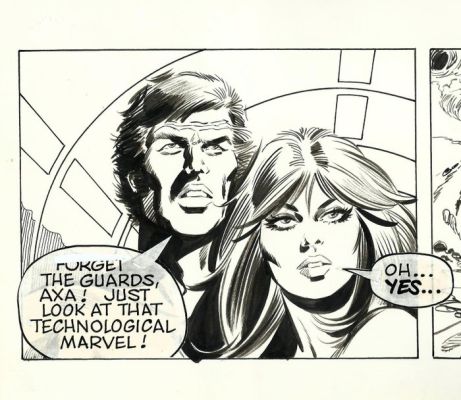 Romero, Enric Badia - 1 Original page - Axa - strip #384 - Special strip with two panels - Signed - 1979 | Catawiki