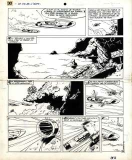 SERON Pierre  - Les petits hommes  - Planche 30 de l’album Le lac de l’auto édité[...] | Vermot et Associés