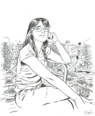 Espé (Portet, Sébastien) - 1 Original cover - Chateau Bordeaux - T7 Les Vendanges - 2016