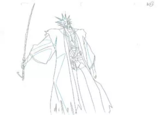 Kubo Tite - Bleach | doga (douga) – Kenpachi Zaraki – Bleach – 2306 | La Galerie de la Bande Dessinée