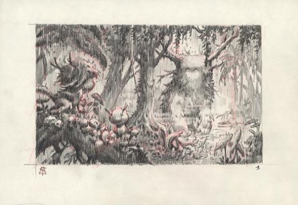 Stan Manoukian | Crayonné original, recherche - Once Upon a Time | Daniel Maghen