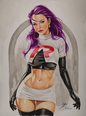 Sly - Team Rocket - Jessi homage | Catawiki