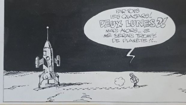Moebius (Jean Giraud) - 1 Original page - Histoire sans Titre - 1971