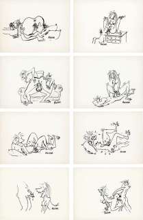 Reiser (1941-1983) | CINÉMA - ENSEMBLE DE 8 DESSINS | Artcurial
