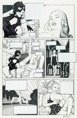 Marco Nizzoli - 1 Original page - Spy Story - Tavola originale Sexy Spy Story, anni 90 | Catawiki