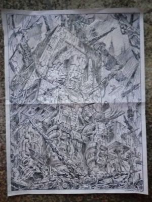 Comolo, Giorgio - 1 Original drawing - Galactus and Silver Surfer | Catawiki
