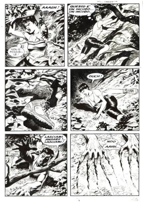 Dotti, Maurizio - 1 Original page - Dampyr #117 - "La selva della paura" - 2009 | Catawiki