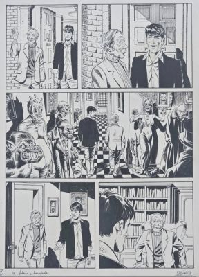 Simeoni, Gigi - 1 Original page - Dylan Dog Old Boy #3 | Catawiki