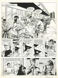 Lot 490 - Vance. Planche originale Bruno Brazil