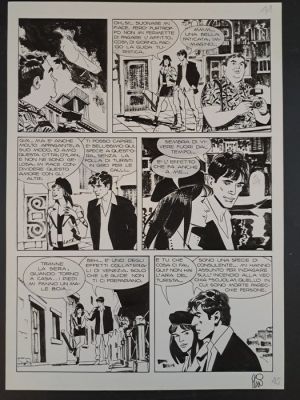 Stano, Angelo / Sclavi, Tiziano - 1 Original page - Dylan Dog: I Misteri di Venezia | Catawiki