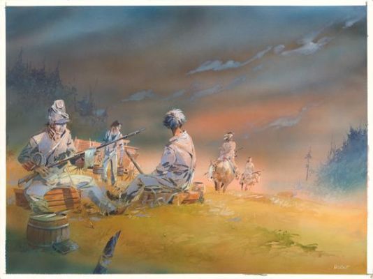 Patrick Prugne | Illustration originale - Pawnee | Daniel Maghen