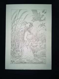 Aouamri, Mohammed | original drawing  - â€œLa quete de l’oiseau du tempsâ€ | Catawiki