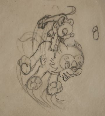 Calvo (Calvo, Edmond-François) - 1 Original drawing - Moustache et Trotinette | Catawiki