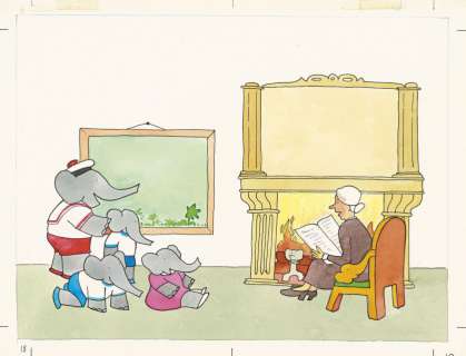 Laurent de Brunhoff Né En 1925 - Babar et la lecture