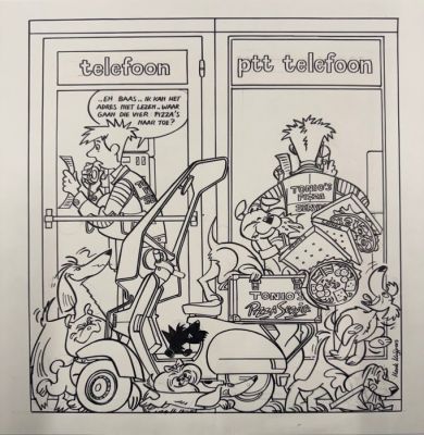 Kuijpers, Henk - 1 Original drawing - Franka