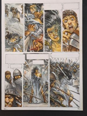 Gimenez, Juan - 1 Original page - Moi, Dragon - 2016