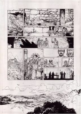 Lemercier, Gwendal - 1 Original page - ils ont fait l’histoire - Charlemagne, planche 39 - 2014 | Catawiki