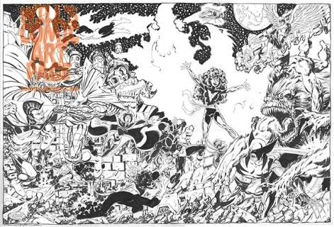John Byrne - Fate of the Phoenix X-Men Commission