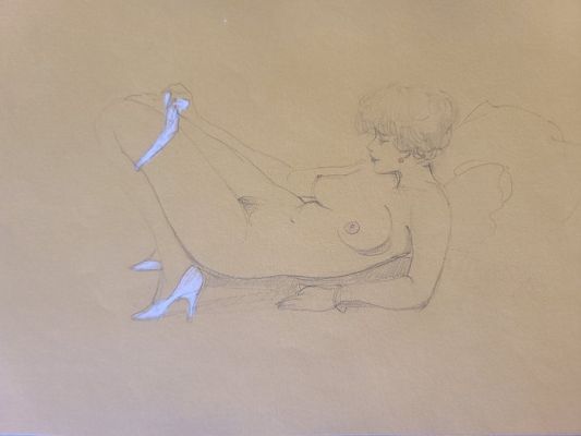 Leone Frollo Original drawing - autre - Before the Storm - 1980 | Catawiki