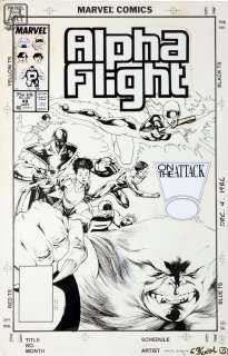 Kevin Nowlan - Alpha Flight 48 Cover