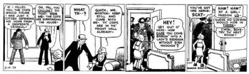 73: Harold Gray Little Orphan Annie daily 8/15/34 | Russ Cochran