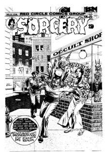 258: Gray Morrow, Red Circle Sorcery #11 cover, 1975 | Russ Cochran