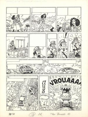 Bob de Moor | Planche originale n°13 - Le Seigneur de Gonobutz - Barelli | Daniel Maghen