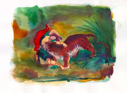 Catherine Meurisse - Delacroix - illustration de couverture