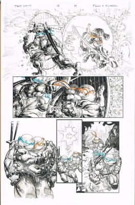 Freddie E. Williams II | TMNT (2024) (Issue 18, Pg 14) 11 x 17 | Freddie E. Williams II