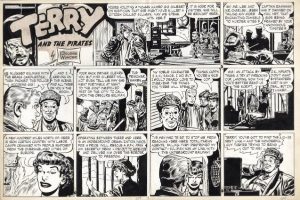 Wunder, George - TERRY AND THE PIRATES SUNDAY Sunday Strip | ComicConnect