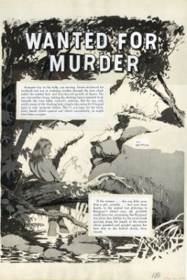 Williamson, Al - CRIME ILLUSTRATED #3 Title Splash | ComicConnect