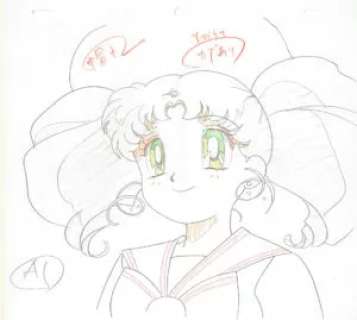 TAKEUCHI Naoko - SAILOR MOON - 3406 – Sailor Moon – Episode 112 – Chibiusa – Genga