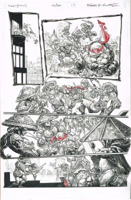 Freddie E. Williams II | TMNT (2024) (Issue 20/300, Pg 19) 11 x 17 | Freddie E. Williams II