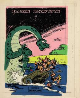 Berck | La Patrouille des astucieux, bleu de coloriage… | Millon