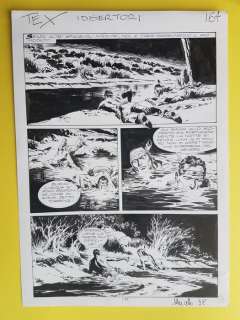 Marcello, Carlo Raffaele | original plate "Tex’ no. 418 pages 41 (1995) | Catawiki