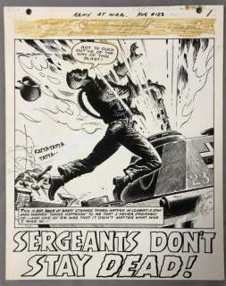 Russ Heath, Our Army At War #183 Comic Art Page | Weiss Auctions