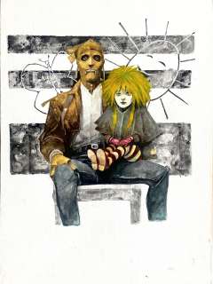 CORRADO ROI - Original cover for Ut n. 4 "Gli uomini se ne vanno gli arrabbiati restano". Cm. 25x35. Code 1125.