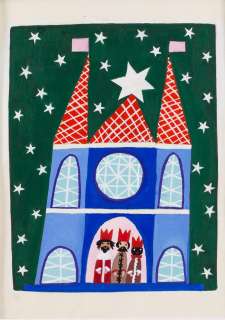 Zdzisław Witwicki (1921 - 2019) | Zdzisław Witwicki | Szopka, projekt kartki świątecznej | Desa Unicum