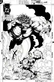 Bill Marimon - Damage #3 Dc Cover (Damage Battling the Troll!) 1994