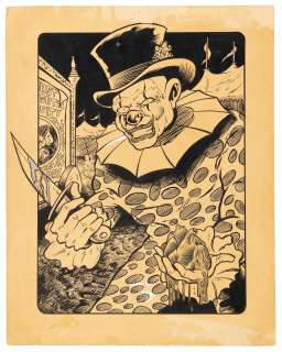 Original Art, GENE DAY, "Killerclown" from Skywald’s | PBA Galleries